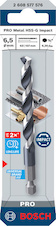 Vrták do kovu PRO Metal HSS-G Impact, 6,5 × 63 × 107 mm