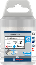 Děrovka pro suché vrtání PRO Ceramic dry, 35 × 35 mm, X-Lock