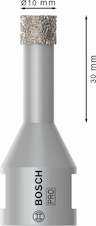 Vrtací korunka pro suché vrtání PRO Ceramic dry, 10 × 30 × 14 mm
