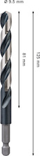 Vrták do kovu PRO Metal HSS-G Impact, 9,5 × 81 × 125 mm