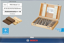 Sada hadovitých vrtáků PRO Wood L235, 6 ks