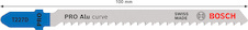 Pilový plátek pro přímočaré pily PRO Alu curve T227D, 100 mm, 2 ks