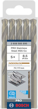 Vrták do kovu PRO Stainless Steel HSS-Co, 8,5 × 75 × 117 mm, 5 ks