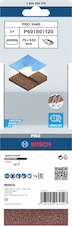 Brusný pás PRO X440, 75 × 533 mm, G60, G80, G100, 3 ks