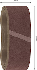 Brusný pás PRO X440, 75 × 533 mm, G60, 10 ks