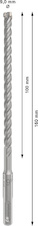 Vrták do betonu PRO SDS plus-5X, 9,5 × 100 × 160 mm