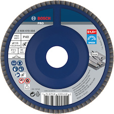 Lamelový brusný kotouč PRO X571, rovné provedení, 115 mm, G40