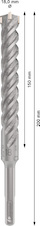 Vrták do betonu PRO SDS plus-5X, 18 × 150 × 200 mm