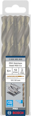 Vrták do kovu PRO Stainless Steel HSS-Co, 12 × 101 × 151 mm, 5 ks