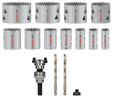 Sada děrovek PRO Multi Material, unašeč Q-Lock, 15 ks