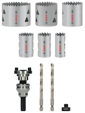 Desetidílná sada děrovek PRO Multi Material, unašeč Q-Lock