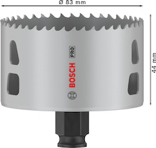 Děrovka PRO Multi Material PC Plus, 83 mm