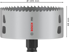 Děrovka PRO Multi Material PC Plus, 105 mm