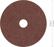 Fíbrový brusný kotouč PRO R445, 125 mm, G36