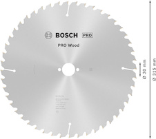Pilový kotouč PRO Wood pro okružní pilu, 315 × 3,2 × 30 mm, T48