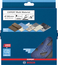 Karbidový hrncový kotouč EXPERT Multi Material, hrubý, šikmý, 180 mm, 22,23 mm