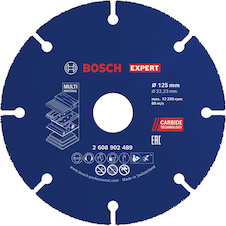 Karbidový řezací kotouč EXPERT Multi Material, 125 × 22,23 mm