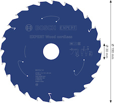 Pilový kotouč EXPERT Wood cordless, 190 × 1,5/1 × 30 mm, T24