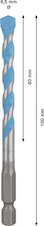 Vrták EXPERT HEX-9 Multi Construction, 6,5 × 60 × 100 mm
