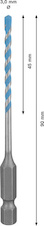 Vrták EXPERT HEX-9 Multi Construction, 3 × 45 × 90 mm