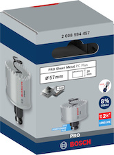 Děrovka PRO Sheet Metal PC Plus, 57 mm