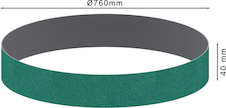 Brusný pás PRO Y580, 40 × 760 mm, G120, 10 ks