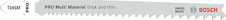 Pilový plátek pro přímočaré pily PRO Multi Material thick and thin T345XF, 132 mm, 3 ks