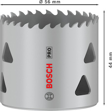 Děrovka PRO Multi Material, 56 mm, se závitem