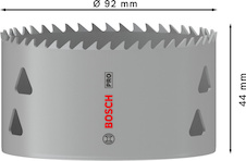 Děrovka PRO Multi Material, 92 mm, se závitem