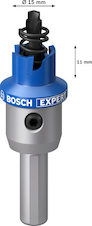Děrovka s adaptérem EXPERT Sheet Metal 15 × 5 mm
