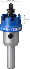 Děrovka s adaptérem EXPERT Sheet Metal 26 × 5 mm