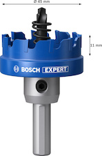 Děrovka s adaptérem EXPERT Sheet Metal 45 × 5 mm