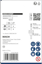 Děrovka s adaptérem EXPERT Sheet Metal 47 × 5 mm