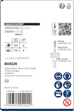 Děrovka s adaptérem EXPERT Sheet Metal 48 × 5 mm