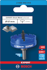 Děrovka s adaptérem EXPERT Sheet Metal 61 × 5 mm