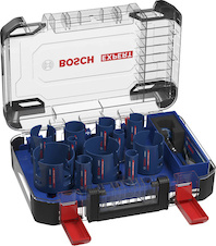 Sada děrovek EXPERT Construction Material Power Change Plus, 20; 22; 25; 32; 35; 40; 44; 51; 60; 68; 76 × 60 mm, 15 ks