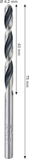 Vrták do kovu Metal HSS, 4,2 × 43 × 75 mm, stopka CYL