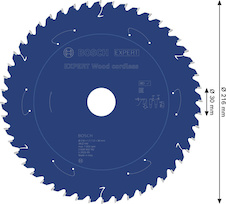 Pilový kotouč EXPERT Wood cordless, 216 × 1,7/1,2 × 30 mm, T48