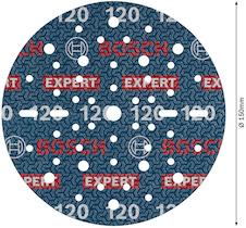 Brusný kotouč EXPERT O780 s fólií, 150 mm, G120