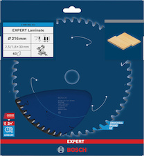 Pilový kotouč EXPERT Laminate, 216 × 2,5/1,8 × 30 mm, T60