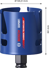 Děrovka EXPERT Construction Material Power Change Plus, 64 × 60 mm