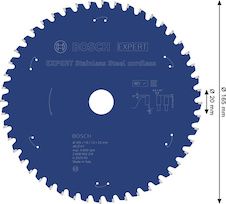 Pilový kotouč EXPERT Stainless Steel cordless, 165 × 1,6/1,2 × 20 mm, T48