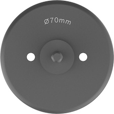 Děrovka na dřevo a sádrokarton s upínacím krkem, 70 x 25 mm