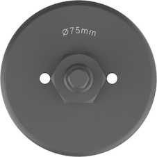 Děrovka na dřevo a sádrokarton s upínacím krkem, 75 x 25 mm