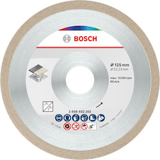 Řezací kotouč na keramiku, 125 × 7 mm, otvor 22,23 mm, 10 ks