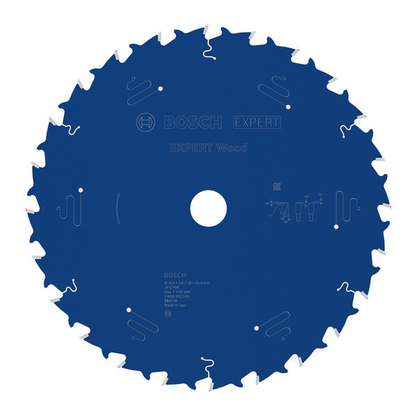 Pilový kotouč EXPERT Wood, 254 × 2,6/1,8 × 25,4 mm, T24