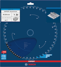 Pilový kotouč EXPERT Aluminium pro okružní pilu, 254 × 2,4/1,8 × 25,4 mm, T80