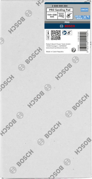Brusná deska PRO, plsť, 115 × 230 mm