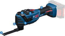 Akumulátorový Multi-Cutter EXOP18V-40