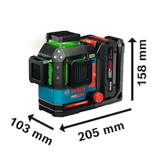 Čárový laser EXLL18V-120-33CG